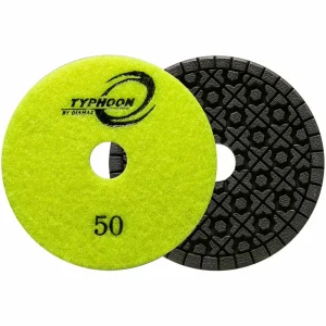 Diamax Typhoon 7-Step Clover Polishing System | 50 Grit
