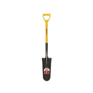 14″ Open Back Drain Spade, 28″ Polymer D-Grip Handle