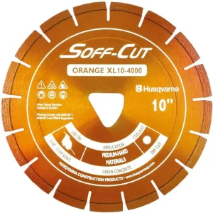 Soff Cut Excel 4000 Orange Ultra Early Diamond Blades | 6″ x .100