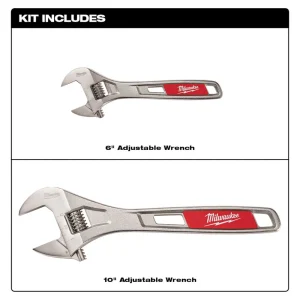 Milwaukee® 2-Piece Adjustable Wrench Set - view 3