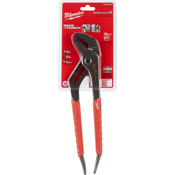 Milwaukee® 12˝ Comfort Grip Straight Jaw Pliers