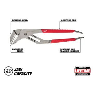 Milwaukee® 12˝ Comfort Grip Straight Jaw Pliers - view 4