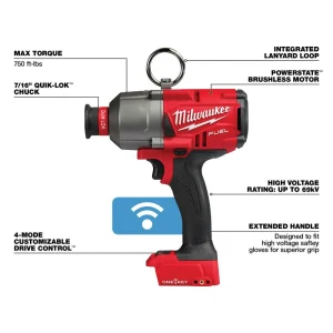 Milwaukee® M18 FUEL™ Hex Utility High Torque Impact Wrench with ONE-KEY™ - view 4