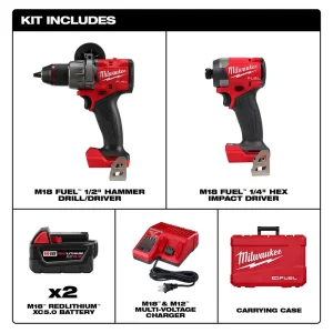 Milwaukee® M18 FUEL™ 2-Tool Combo Kit - view 2