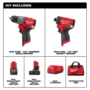 Milwaukee® M12 FUEL™ 2-Tool Combo Kit - view 2