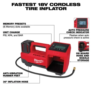 Milwaukee® M18™ 18V Cordless Tire Inflator - view 4