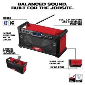 Milwaukee Tool M18™ Bluetooth® Jobsite Radio - view 4