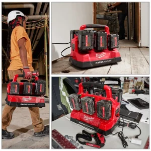 Milwaukee® M18™ PACKOUT™ 6-Bay Rapid Charger - view 3