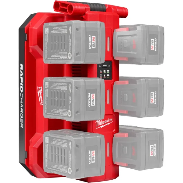 Milwaukee® M18™ 6-Bay Daisy Chain Rapid Charger