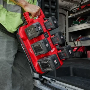 Milwaukee® M18™ 6-Bay Daisy Chain Rapid Charger - view 2
