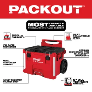 Milwaukee® PACKOUT™ Rolling Tool Box - view 4