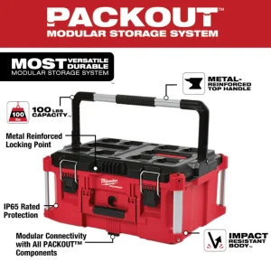 Milwaukee® PACKOUT™ Large Tool Box - view 3