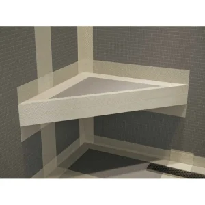 The Original Floating Corner Shower Bench Kit | 18″ x 18″