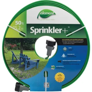 Element Green Sprinkler Hose, 50 ft