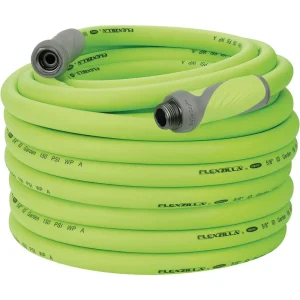 Flexzilla Green Garden Hose with SwivelGrip Connections, 100 ft