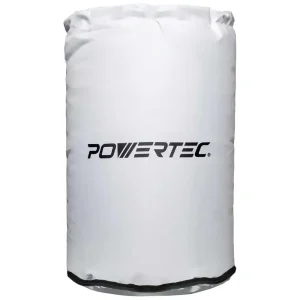 POWERTEC 20″ x 30″ Dust Collector Bottom Bag with Clear Window & Zipper
