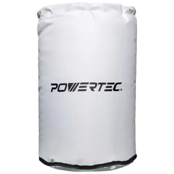 POWERTEC 20″ x 30″ Dust Collector Bottom Bag with Clear Window & Zipper