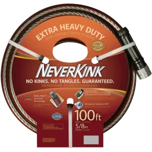 NeverKink Extra Heavy-Duty Garden Hose, 100 ft