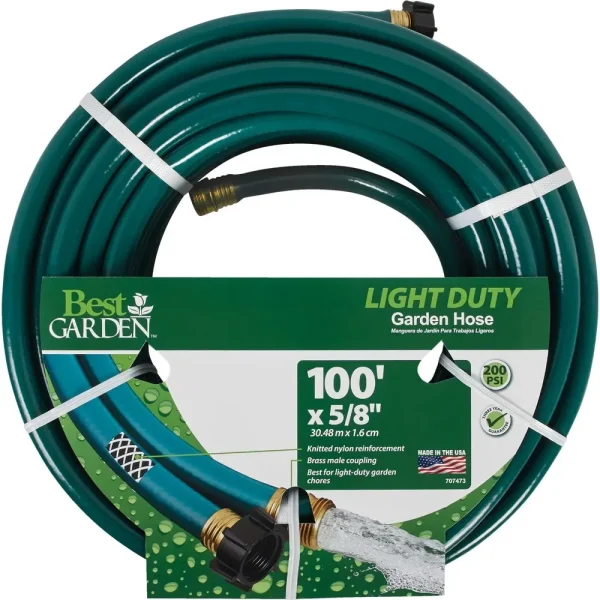 Best Garden Light-Duty 200 PSI Garden Hose, 100 ft