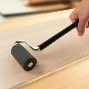 POWERTEC 12″ Long Handle Rubber J-Roller - view 2