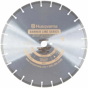 Husqvarna Banner Line Gold 150B Diamond Blade | 14″ X .110″