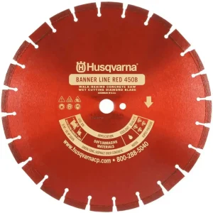 Husqvarna Banner Line Red 450BR Diamond Blade | 14″ X .110″