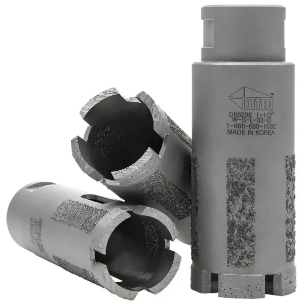 Diteq S-33 BRUTE Tile & Stone Core Bit With Side Protectors | 1/2″