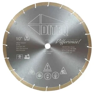 Diteq T-42 Curly Que Porcelain Tile Blade | 8″