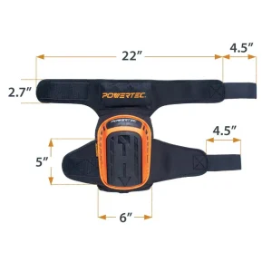 POWERTEC Thick Gel Foam Premium Knee Pads - view 4