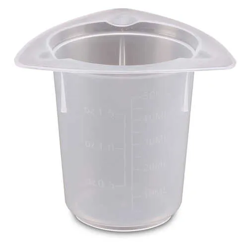 Beaker, 50ml Plastic, Pack of 100