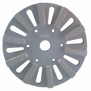 Diteq 8″ Grinding Heads for TG-8 Grinder & TEQ-Edge Grinder | 30/40 Coarse Grit. Std Bond