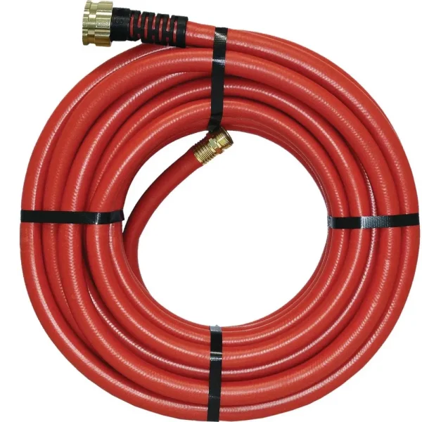 Best Garden Hot Rubber Water Hose, 50 ft