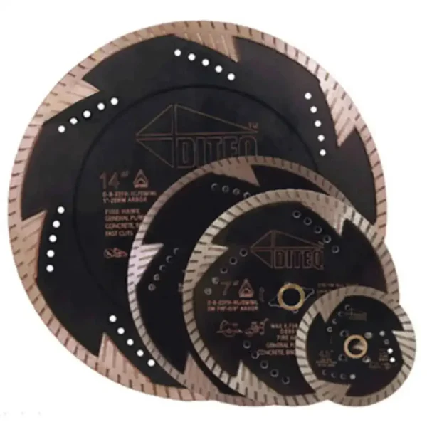 Diteq B-22 FireHawk III Multi-Purpose Turbo Blades | 4″