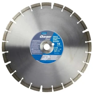 Norton Clipper Charger Hard Aggregate Concrete Diamond Blade | 14″ X .125″