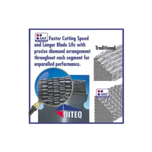 Diteq ARIX C-43 Segmented Diamond Blade | 14″ - view 4