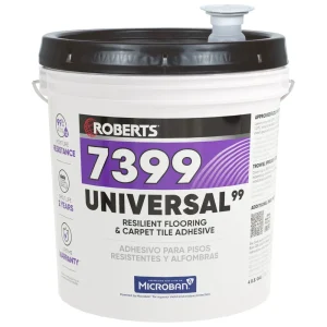 Roberts 7399 Universal PLUS Resilient Flooring & Modular Carpet Tile Adhesive | 1 Gallon