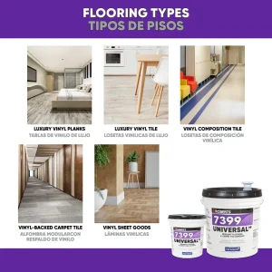 Roberts 7399 Universal PLUS Resilient Flooring & Modular Carpet Tile Adhesive | 1 Gallon - view 3