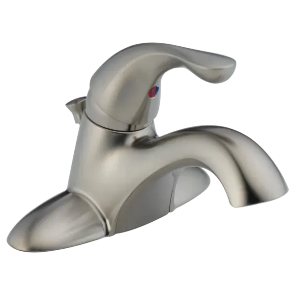 Delta Classic Stainless Single Handle Centerset Bathroom Faucet
