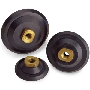 Diteq 5/8″ Arbor Flexible Hook & Loop Backer Pads | 4″ Flexible