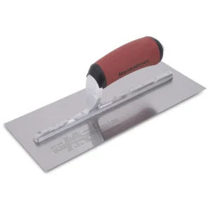 Marshalltown Bright Stainless Steel Finishing Trowels | 10-1/2″ x 4-1/2″ / Wood Handle - view 2
