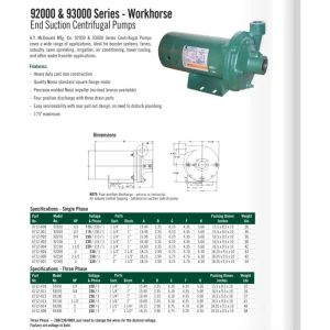 END SUCTION CENTRIFUGAL PUMPS - view 3