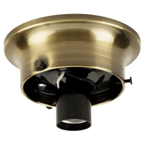 Westinghouse Glass Shade Holder Kit, Antique Brass