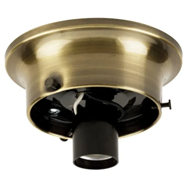 Westinghouse Glass Shade Holder Kit, Antique Brass