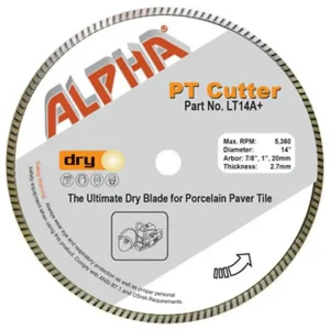 Alpha Tools PT Cutter Diamond Blades for Porcelain Pavers | 9″ - view 2