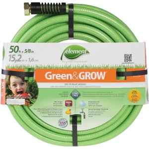 Element Green & Grow Green Garden Hose, 50 ft