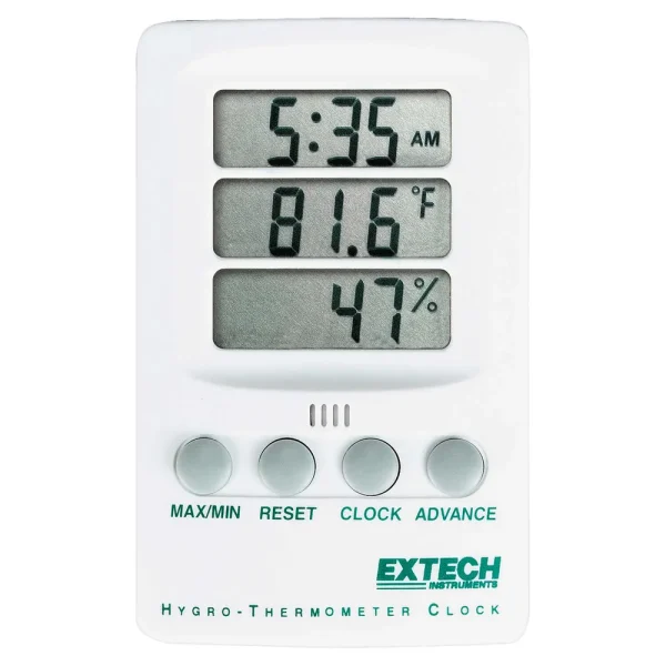 Thermo-Hygrometer Max-Min Clock