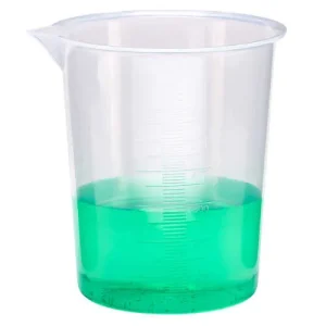 Beaker, 600ml Plastic, Pack of 4