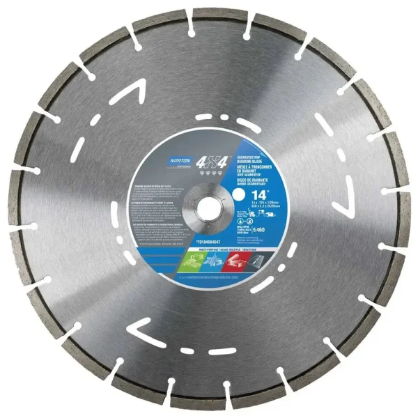 Norton Clipper 4×4 High Speed Diamond Blade | 12″