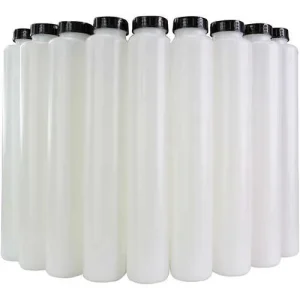 1L Sample Bottles with Lids, Pack of 24