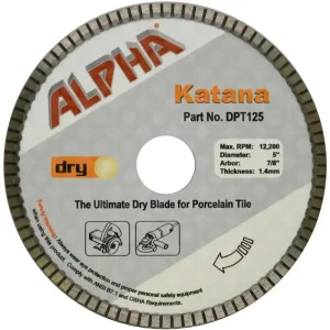 Alpha Katana Dry Tile Blade | 4″ - view 3